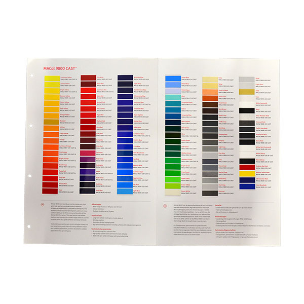 9800Cast Farbkarte