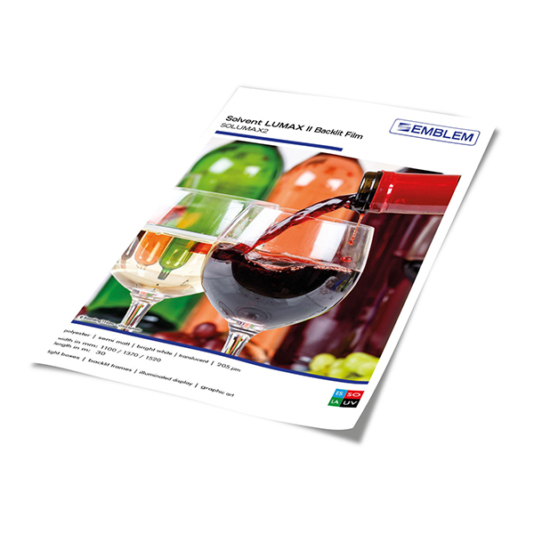 EMBLEM Solvent LUMAX II Backlit Film Farben-Frikell WTB EMBLEM Solvent LUMAX II Backlit Film Farben-Frikell WTB