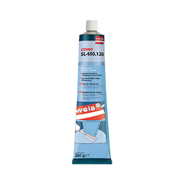 COSMO®SL-650.120 Acryl-Klebstoff Weiss Chemie Farben-Frikell WTB COSMO®SL-650.120 Acryl-Klebstoff Weiss Chemie Farben-Frikell WTB