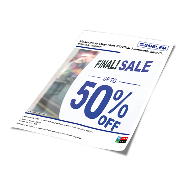 EMBLEM Solvent Film Matt Monomeric Easy Pin Dataplot Farben-Frikell WTB