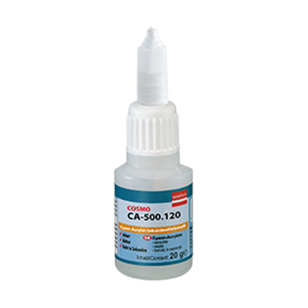 COSMO®CA-500.120 CA-Sekundenklebstoff Weiss Chemie Farben-Frikell WTB COSMO®CA-500.120 CA-Sekundenklebstoff Weiss Chemie Farben-Frikell WTB