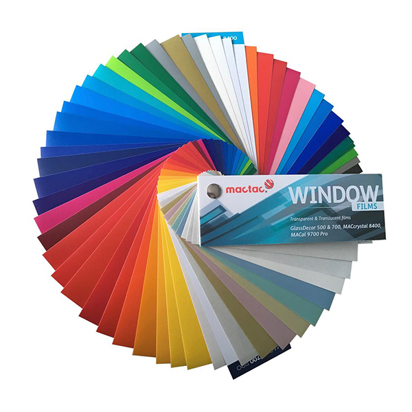 Farbfächer MACal® Window Films MACtac Deutschland Farben-Frikell WTB