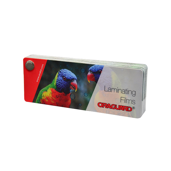 Musterfächer ORAGUARD® Laminating Films Orafol Farben-Frikell WTB