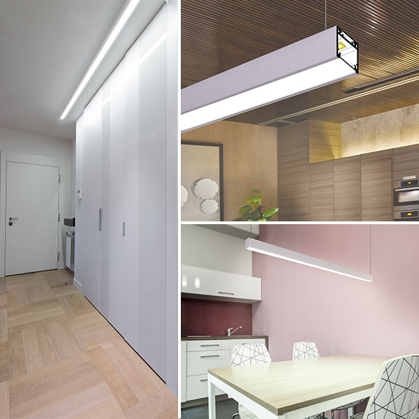 LED Profil P18, Aufputz 20mm Farben-Frikell WTB