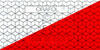 ORALITE® 5921M Prismatic Fleet Marking Grade linksweisend weiß/rot Orafol Farben-Frikell WTB